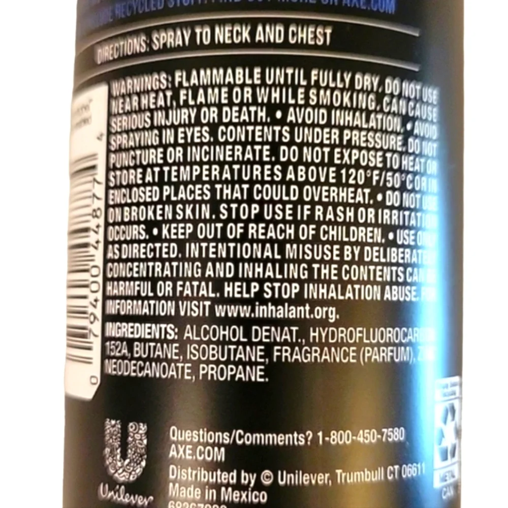 NEW Men's Grooming Bundle: Axe Deodorant/Body Spray & On The Go After Shave